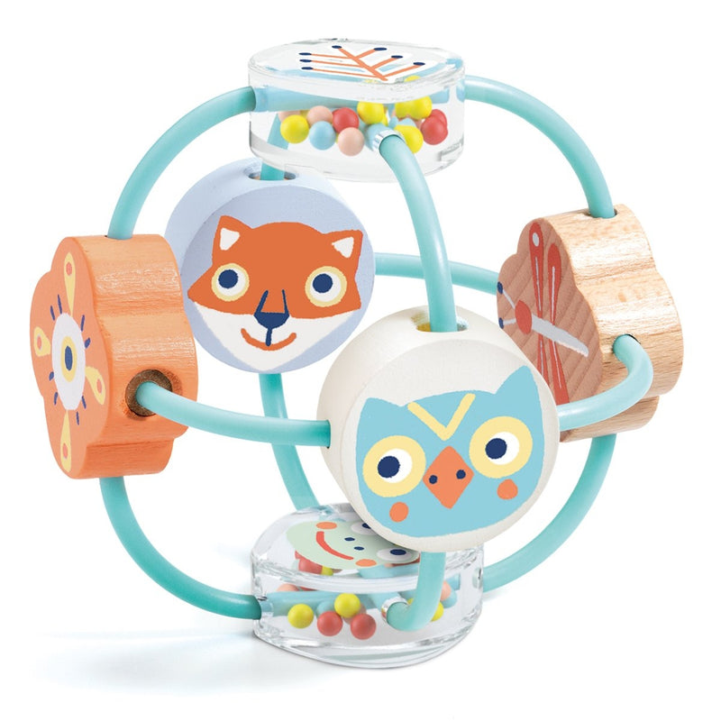 Baby Rassel Greifling Baby Rassel BALI – OKOMOi