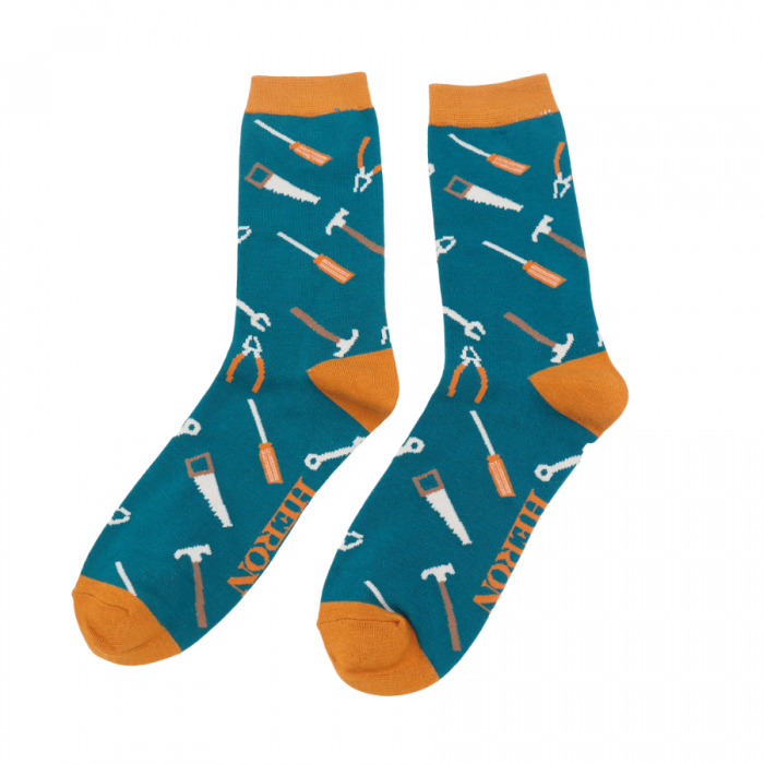 Bambus Socken WERKZEUG Teal (One Size 41-46)