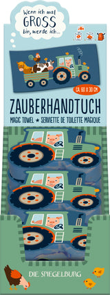 Zauberhandtuch Traktor - Wenn ich mal groß bin