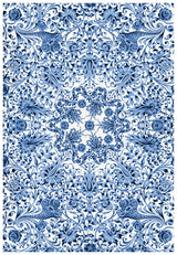 Geschenkpapier-Buch - Schöner schenken (Blue Tiles)