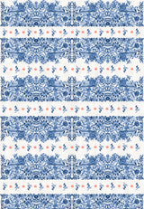 Geschenkpapier-Buch - Schöner schenken (Blue Tiles)