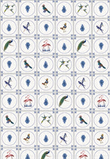 Geschenkpapier-Buch - Schöner schenken (Blue Tiles)