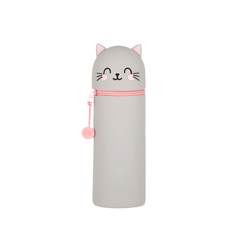 Legami 2-in-1-Federmäppchen aus Silikon Katze Kitty