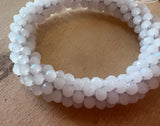 Armband Armreif Trendy Perlen Snowwhite