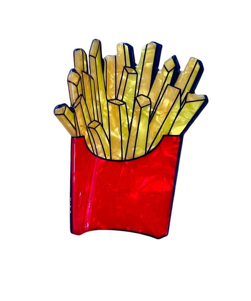 Haarspange Haarklammer Pommes