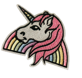 Bügelbild Aufnäher Einhorn Motiv Unicorn