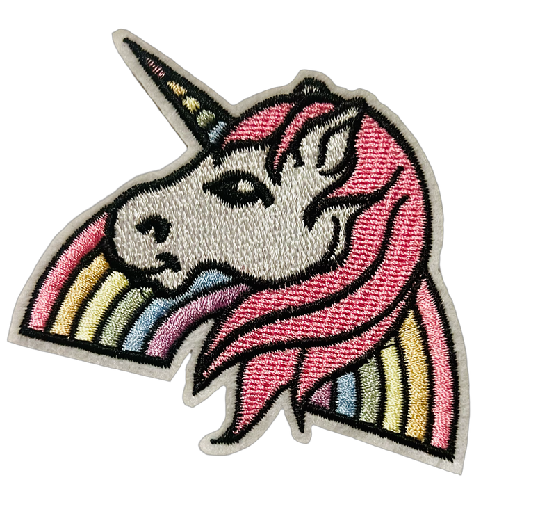 Bügelbild Aufnäher Einhorn Motiv Unicorn