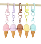 Schlüsselanhänger Ice Cream Pastell