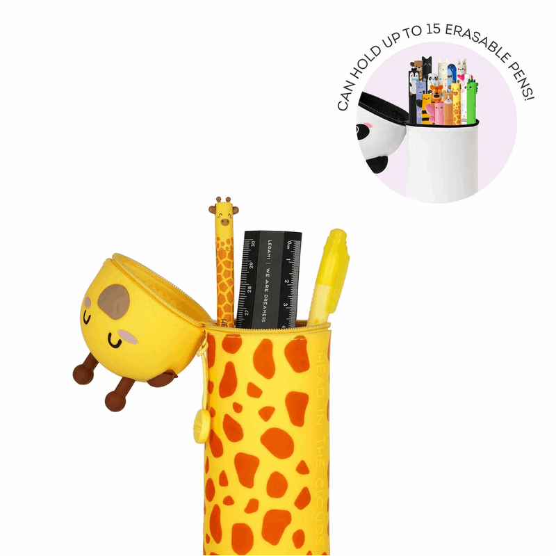 Legami 2-in-1-Federmäppchen aus Silikon Giraffe