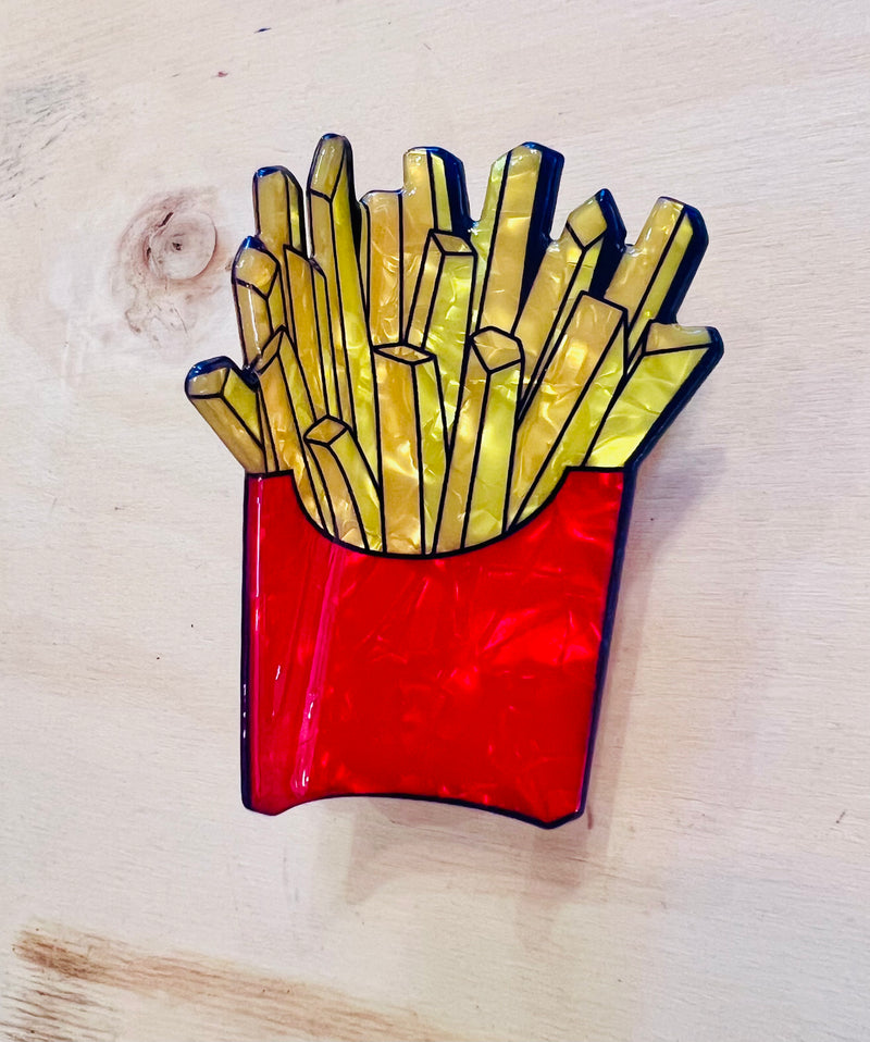 Haarspange Haarklammer Pommes