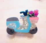 Haarspange Haarklammer Motor Roller