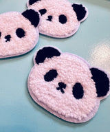 Aufnäher Bügelbild Patch Panda Frottee