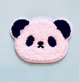 Aufnäher Bügelbild Patch Panda Frottee
