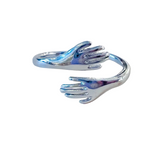 Finger-Ring HUG silber