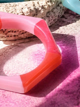 Armreif Colourblocking Geometric pink