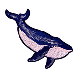 XXL Aufnäher Bügelbild Patch Wal