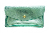 Echt Leder Portemonnaie Metallic UNI Mint BIG