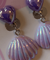 Kinder Ohrclips Mermaid Perlmuttglanz