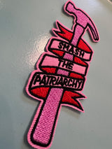 Aufnäher Bügelbild Smash the Patriarchy