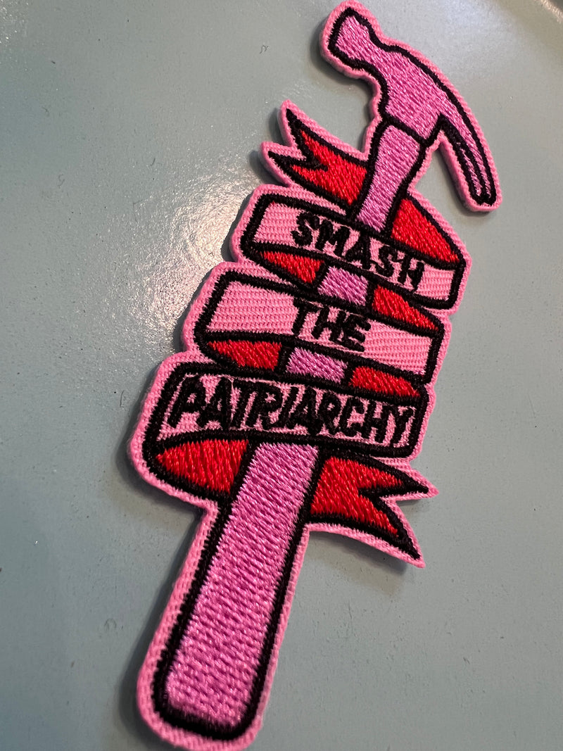 Aufnäher Bügelbild Smash the Patriarchy