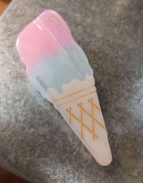 Haarspange Haarklammer Eis