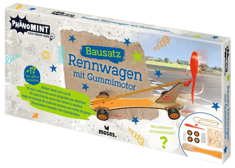 Phänomint Rennwagen mit Gummimotor
