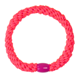 original echter kknekki Haargummi in coolem Neon Pink trendy