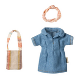 Maileg mama maus outfit jeanskleid