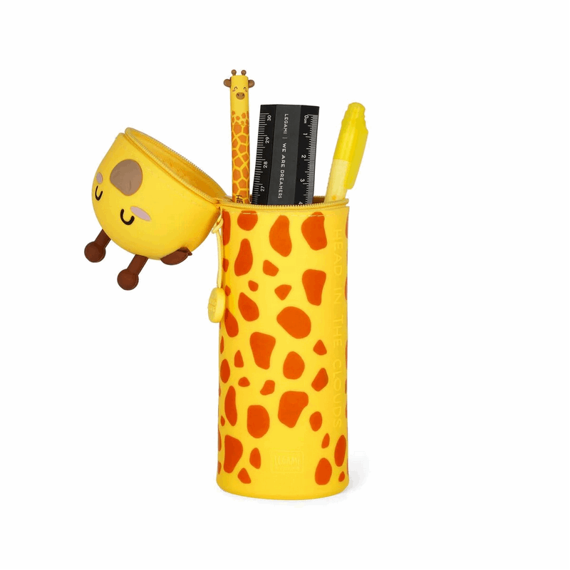 Legami 2-in-1-Federmäppchen aus Silikon Giraffe