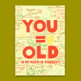 Postkarte YOU=OLD