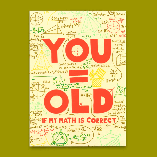 Postkarte YOU=OLD
