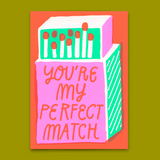 Postkarte Perfect Match