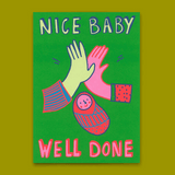 Postkarte Nice Baby, well done!