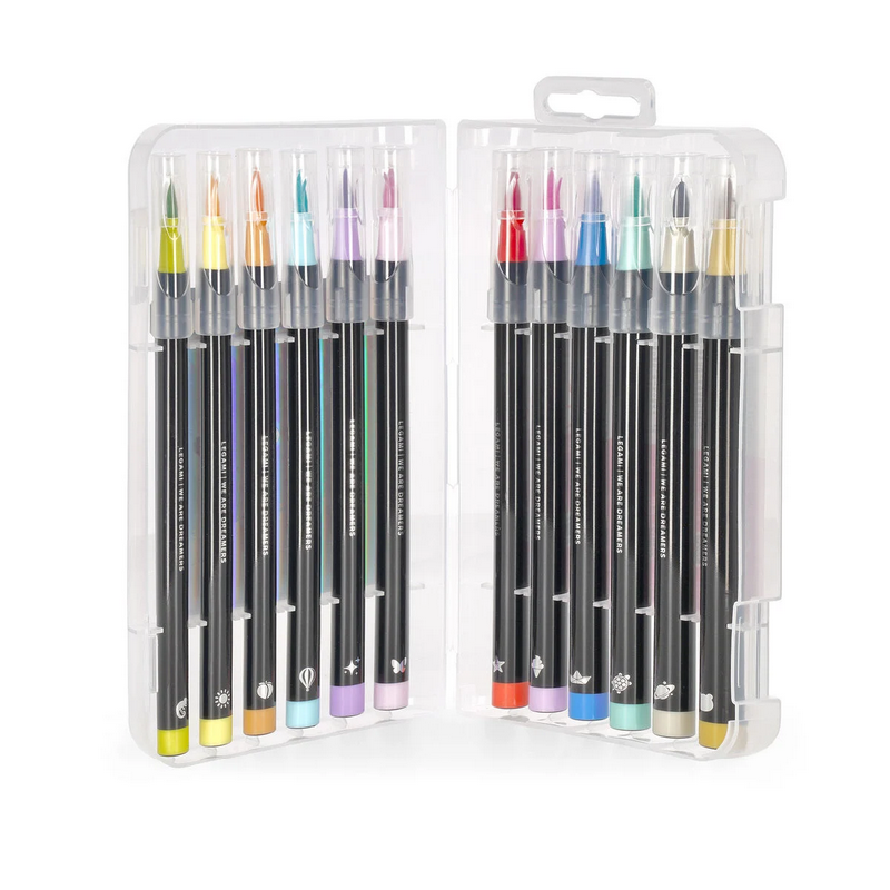 Set mit 12 Pinselstiften - Brush Markers pastel