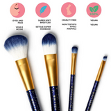 Legami Set mit 4 Schminkpinseln Oh My Glow - STARS