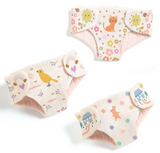 3 Puppen Windeln