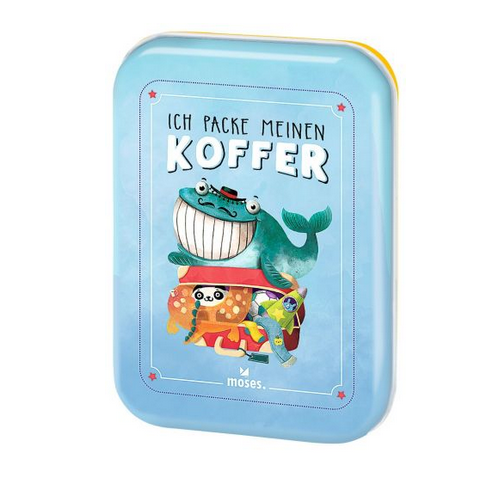 Lustiges Karten- und Merkspiel: Ich packe meinen Koffer (ab 4+)