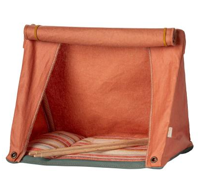 maileg camper zelt HAPPY TENT für Mäuse & Freunde orange – OKOMOi Atstumai tarp taškų, vidurio GH & GT Color:Dunkelgrau Dimensions H18 x W