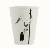 Illustrierter Keramik Becher POLEDANCER