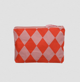 Kulturbeutel Täschchen DIAMANT Litschi + Blutorange