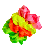 Satinhaargummi in Neonfarben