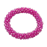 Armband Armreif Trendy Perlen PINK