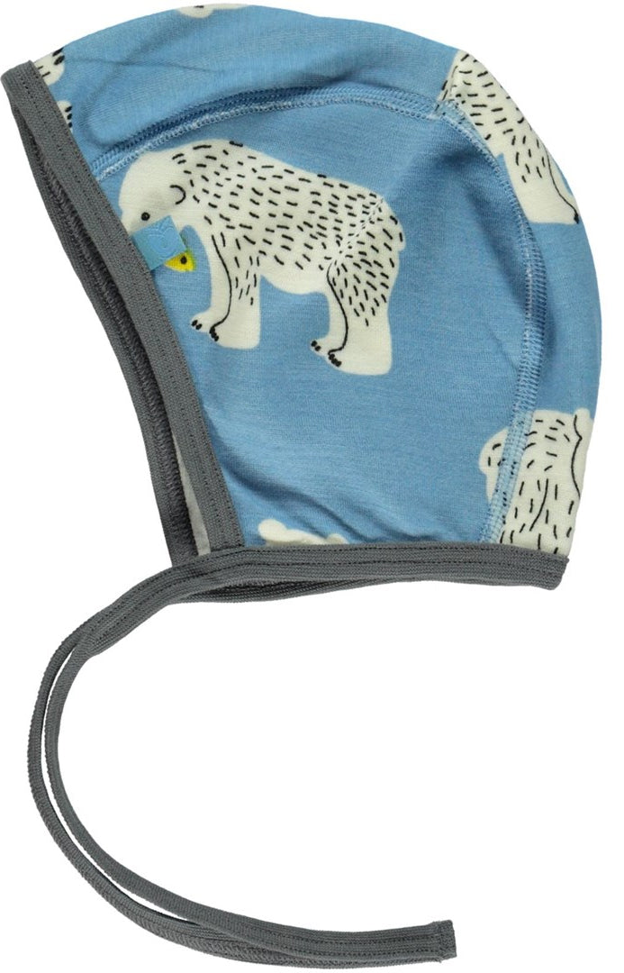 Wollmix Babymützchen SCHWAN BLUE
