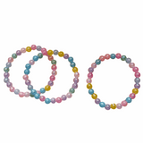 Kinderschmuck Armband mit schillernden Perlmutt Perlen in Pastelltönen für kleine Mädchen