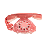 Haarspange lustig bunt Retro Telefon 