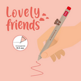 legami stift mit Teddy Bär Tier zum Abnehmen rot