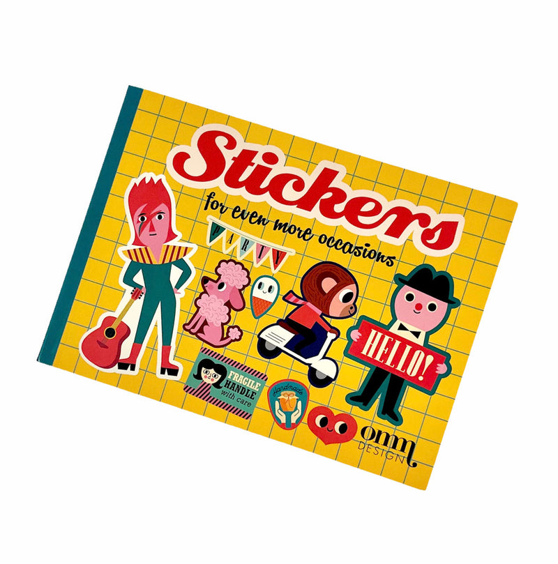 50 Seitiges Stickerbuch GELB