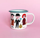 Emaille Tasse ART LOVER