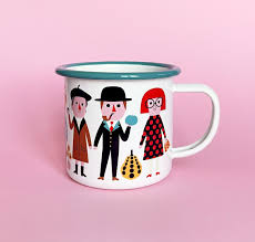 Emaille Tasse ART LOVER