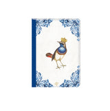 Notizhefte DIN A6 - Birds & Tiles blue